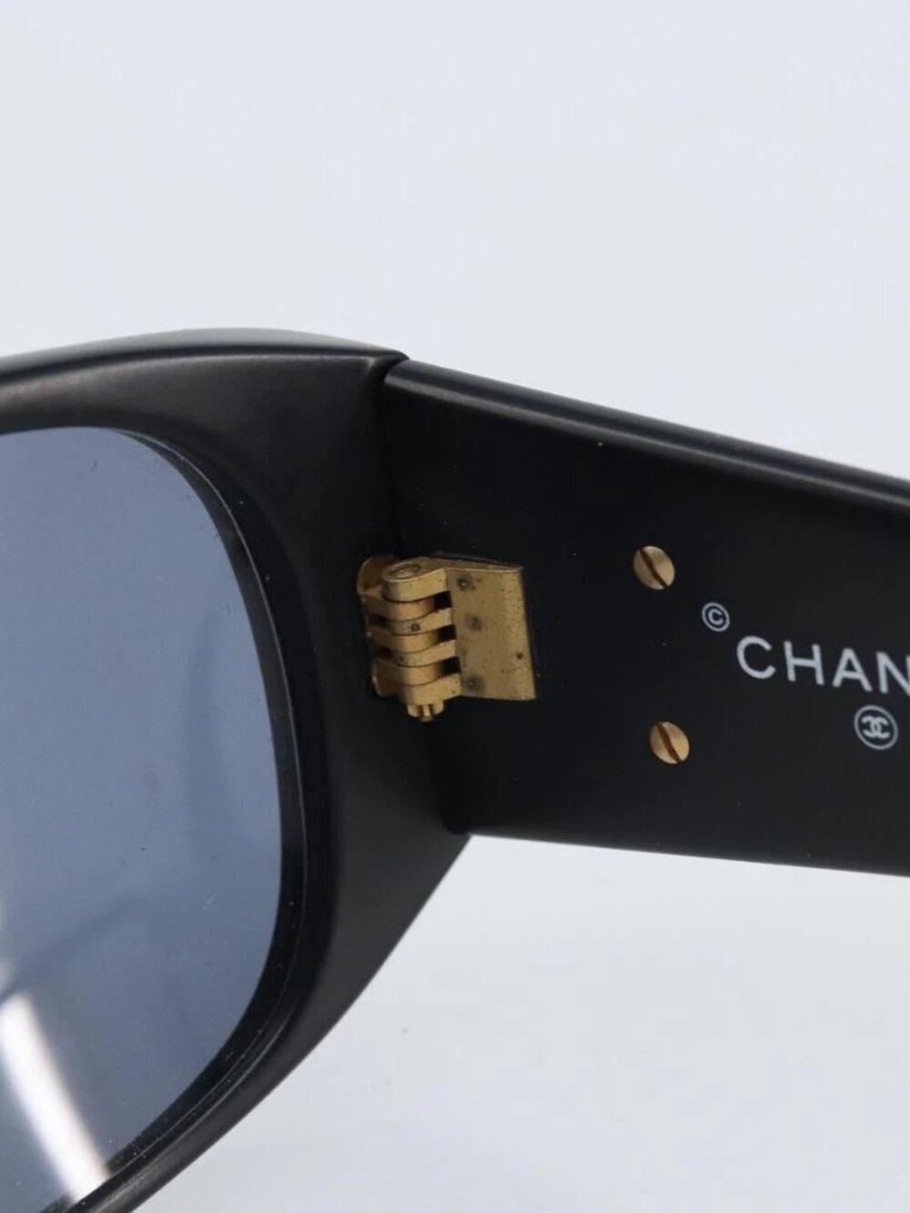 CHANEL Sunglasses plastic Black CC Auth BSZ412V - Picture 10 of 11